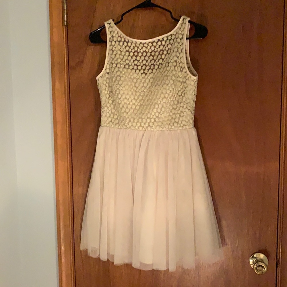 Aqua cocktail dress
